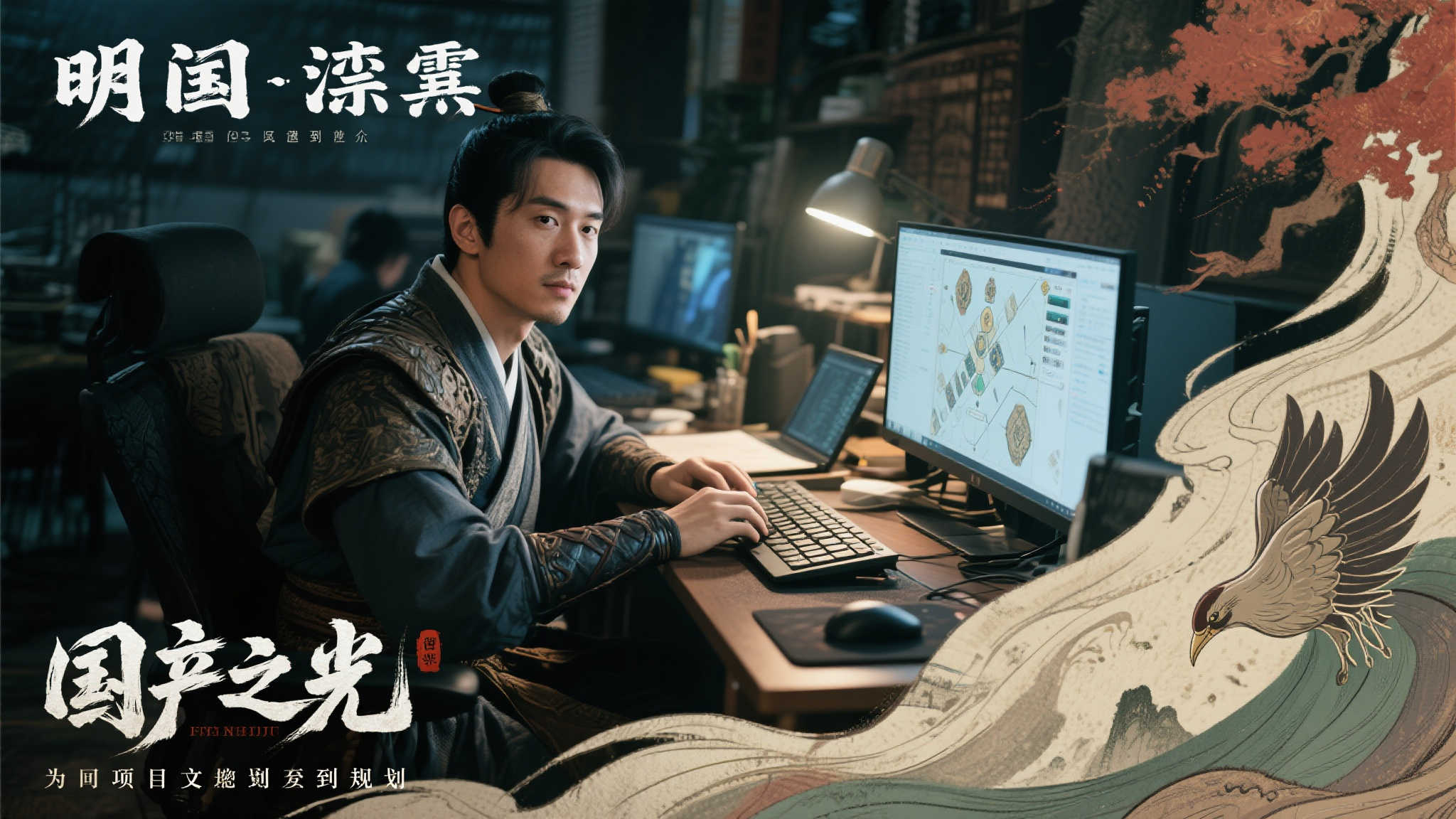 《明末:渊虚之羽》制作人夏思源近况曝光:工作压力让人心疼! 《明末:渊虚之羽》是一款以明末历史为背景