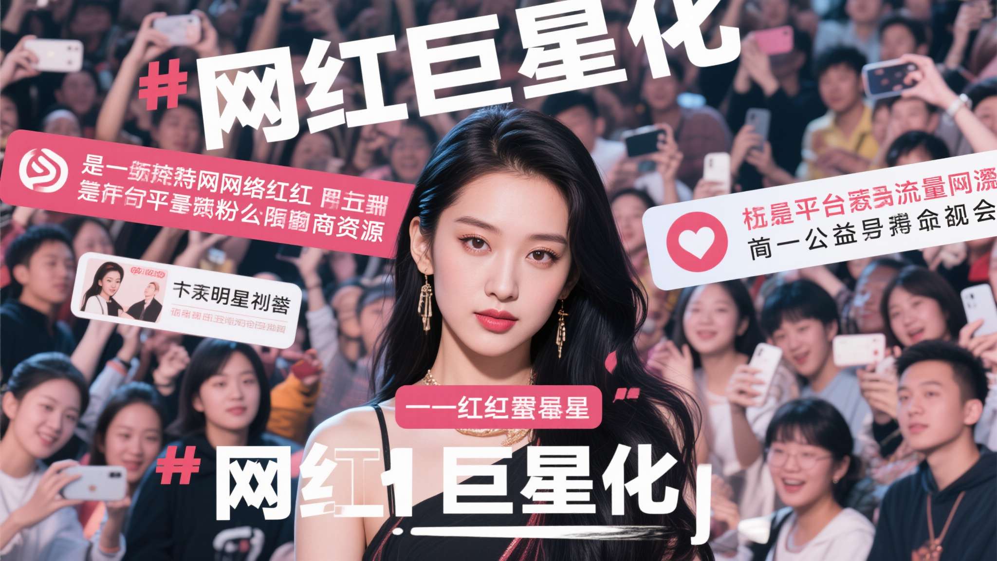 钢铁侠演员小罗伯特唐尼 所谓"网红巨星化",是指部分网络红人借助平台流量机制,在极短时间内积累大量粉丝和